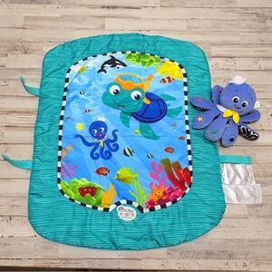 Baby Einstein Light & Sea Play Mat & Octoplush Musical Stuffed Animal Plush Toy
